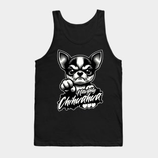 Naughty Chihuahua Tank Top